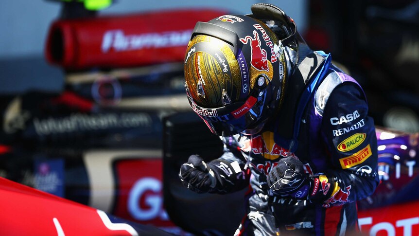 Vettel celebrates German GP win