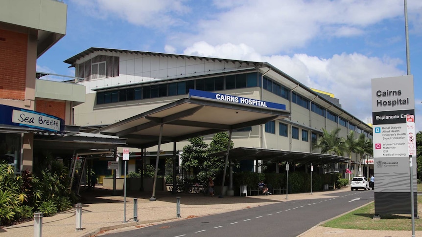 The outside of the Cairns Hospital
