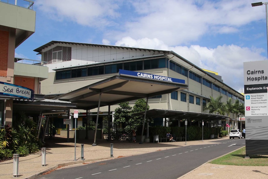 The outside of the Cairns Hospital