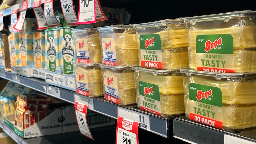 cheese on shelves 