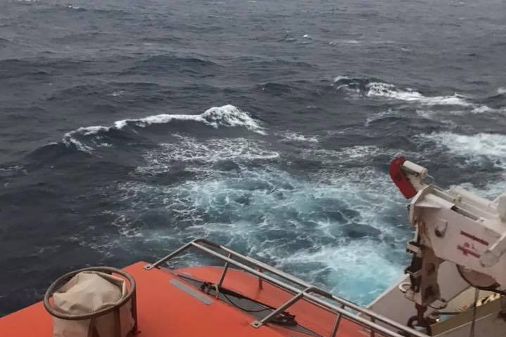 South China Sea as photographed from the Westerdam