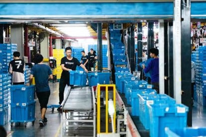 An image of a factory from Shein's 2021 Sustainability and Social Impact Report