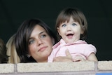 Katie Holmes and daughter Suri.