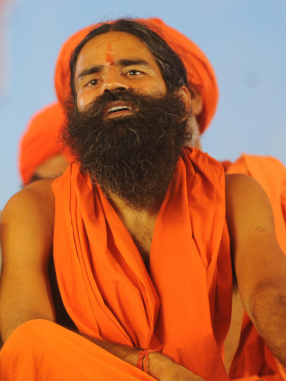 Baba Ramdev is an eccentric figure watched by millions of Indians daily on a religious television channel