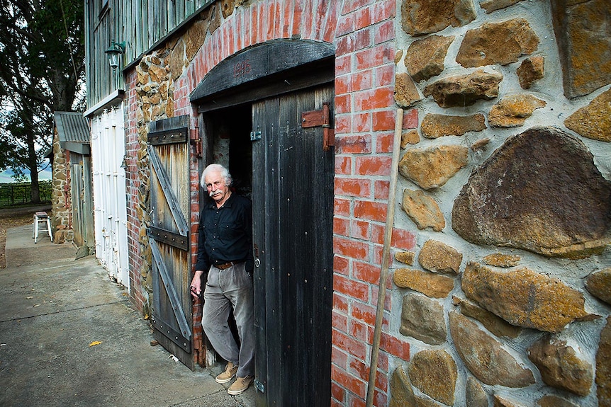 John Cole in his winery