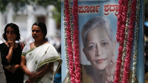 Gauri Lankesh, people mourn death of Indian journalist