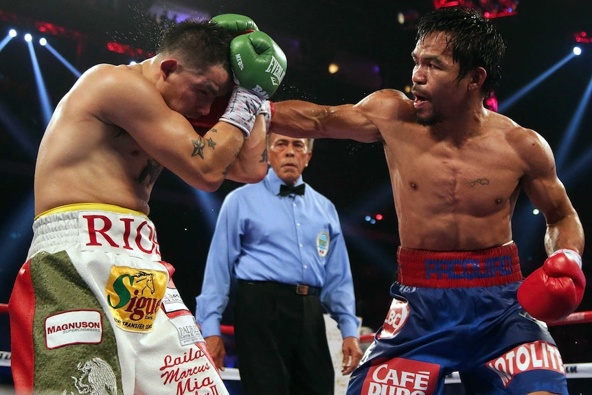 Manny Pacquiao fights Brandon Rios in Macau