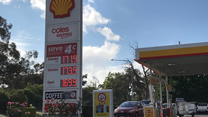 Petrol prices Canberra