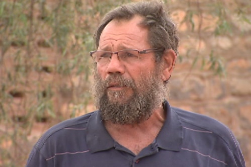 Tim Micklem, owner of the land which has been shortlisted for a proposed nuclear waste dump near Alice Springs.