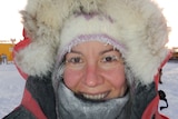 A woman wearing Artic furs