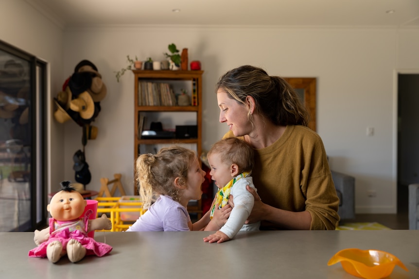 Kara with her children