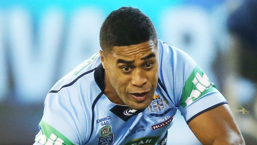 Off-field incident ... Michael Jennings playing for the Blues in State of Origin II