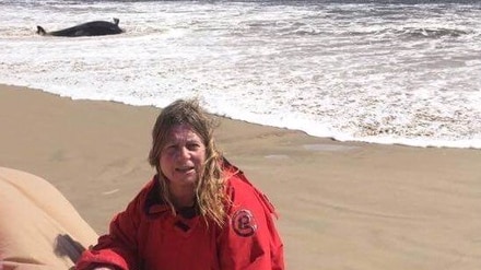 Ingrid Albion, volunteer trainer in Whale Rescue