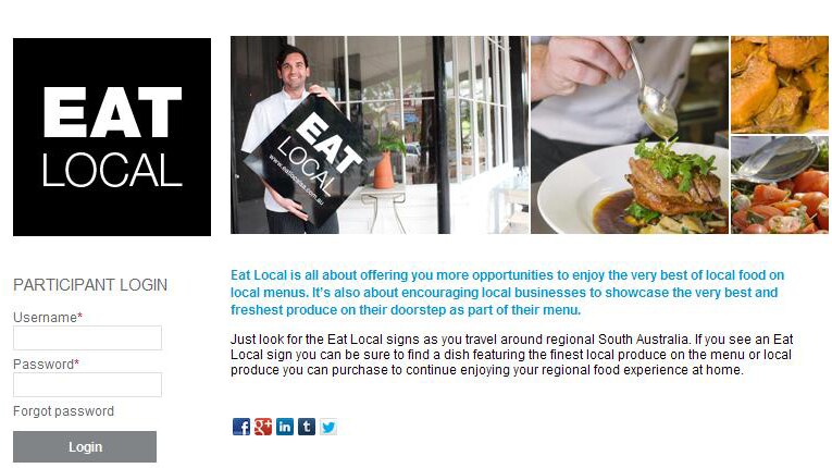 Eat Local website promotes use of local food