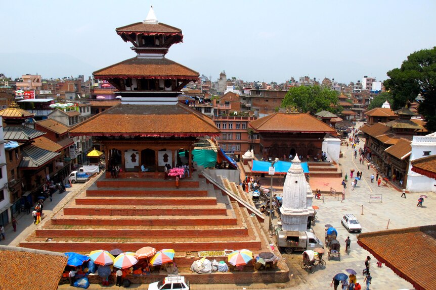 Before: Durbar Square in Kathmandu