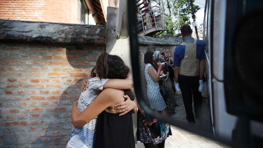 Israeli survivors of the Nepal blizzard return home
