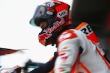 Marc Marquez at Australian MotoGP practice