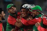 Bangladesh celebrates win over India