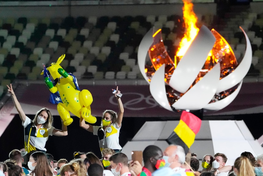 Australians at Tokyo Olympics closing ceremony