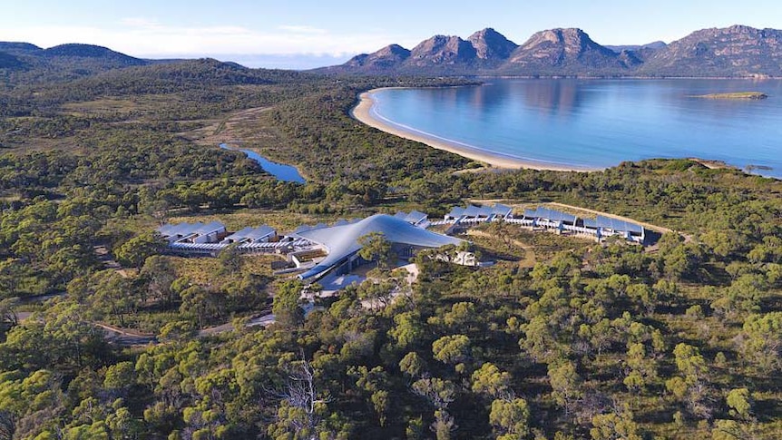 Luxury boutique hotel Saffire Freycinet on Tasmania's east coast.