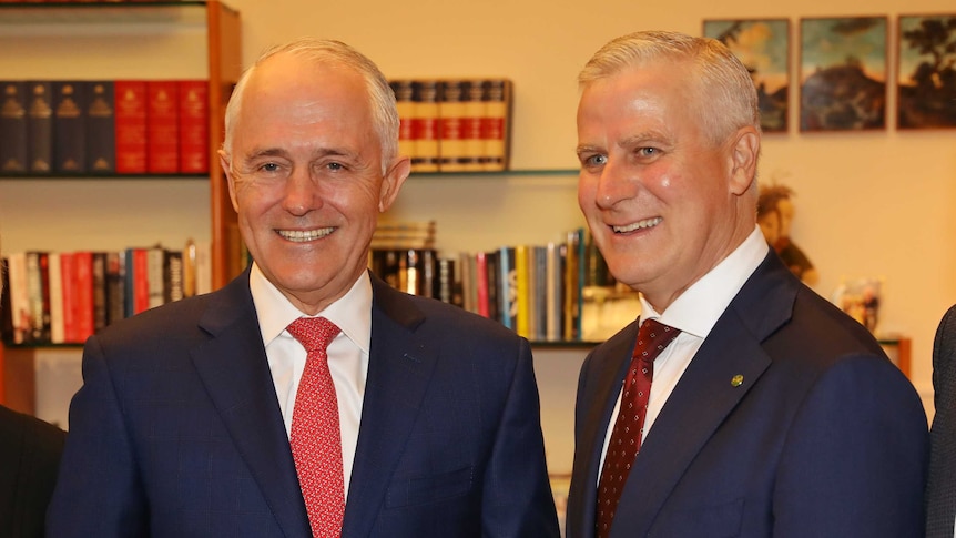 Prime Minister Malcolm Turnbull and Deputy Prime Minister Michael McCormack.