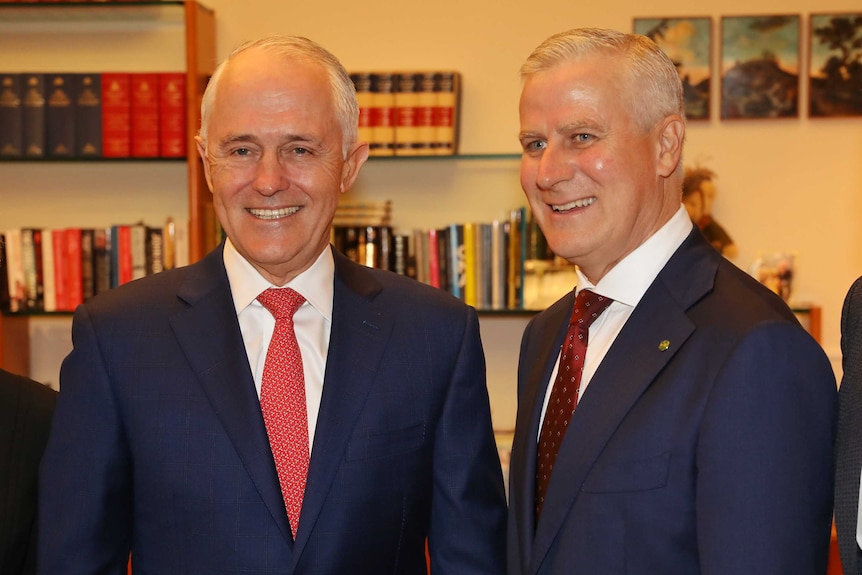 Prime Minister Malcolm Turnbull and Deputy Prime Minister Michael McCormack.