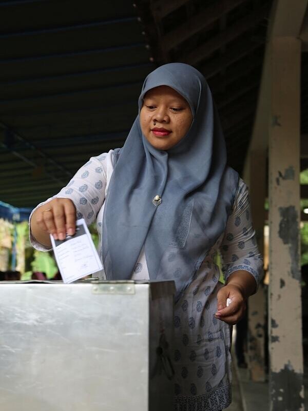 At the ballot box
