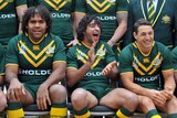 Kangaroos team photo ahead of the Rugby League World Cup