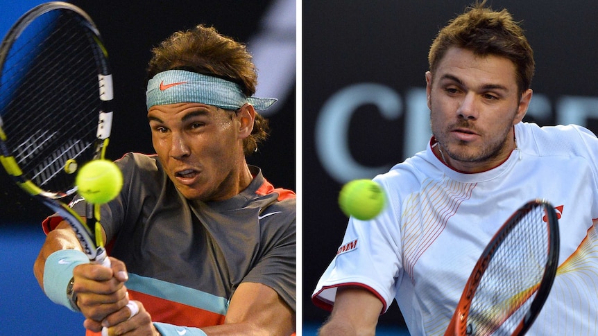 Australian Open finalists Nadal and Wawrinka