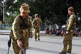Relatively stable: Australian soldiers in East Timor are to be joined by AFP officers.