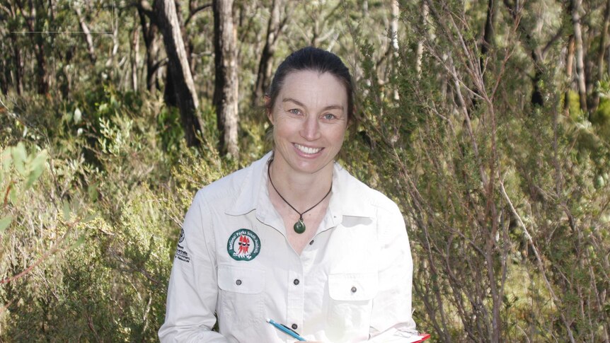 Fire ecologist Kirstin Abley