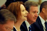 Julia Gillard and Barry O'Farrell
