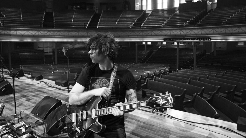 Ryan Adams sound check