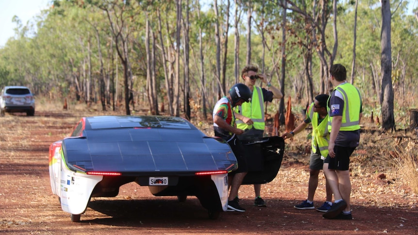 Solar cars at camp