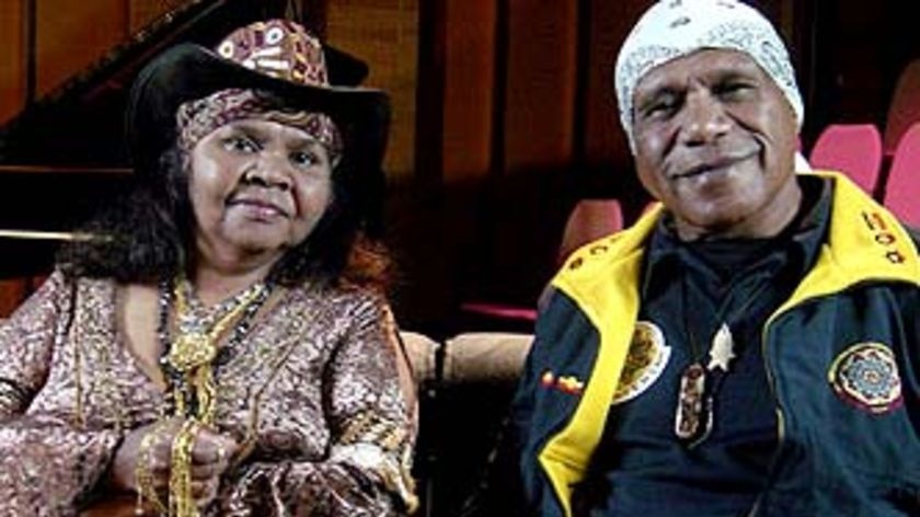 Aboriginal singer-songwriter Ruby Hunter with her husband Archie Roach.