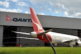 The Qantas 767-300 and A330 heavy maintenance facility at Brisbane Airport.