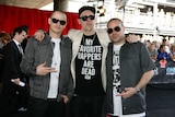 The Hilltop Hoods arrive at the 2012 ARIA Awards.