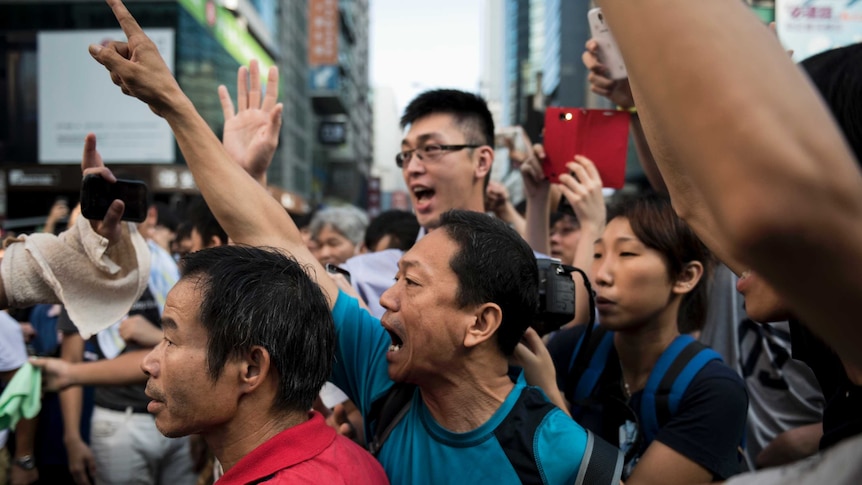 Hong Kong protesters