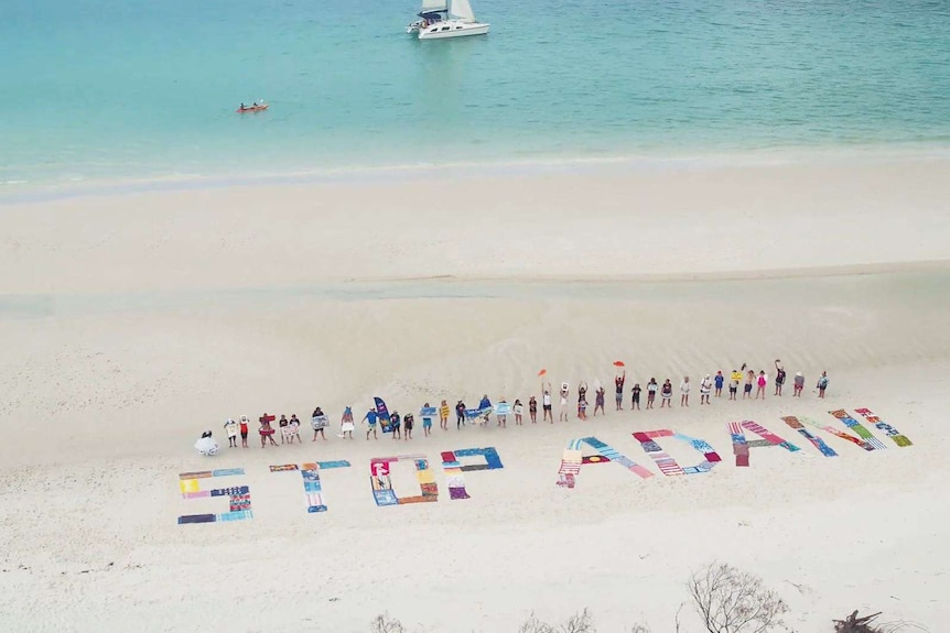 A still from 'A Mighty Force', a documentary on the Stop Adani protest movement.