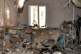 Interior of MSF hospital in Kunduz that was destroyed by US gunship.
