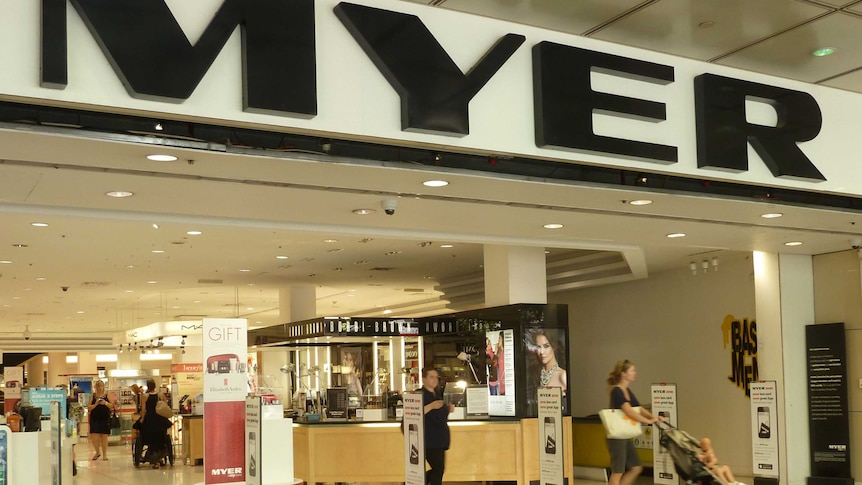 A Myer store entrance