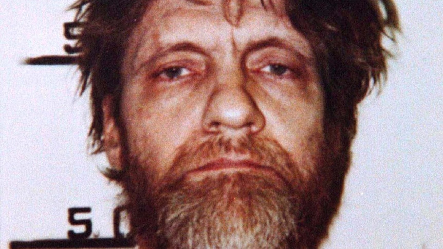 Mugshot of Ted Kaczynski 