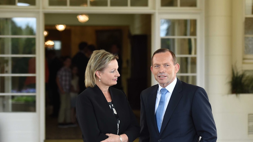 Sussan Ley and Tony Abbott