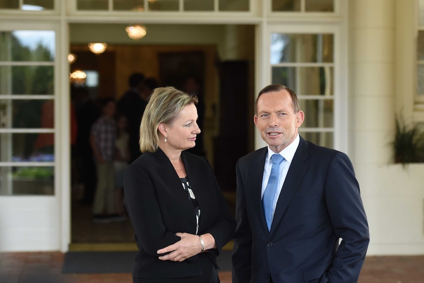 Sussan Ley and Tony Abbott