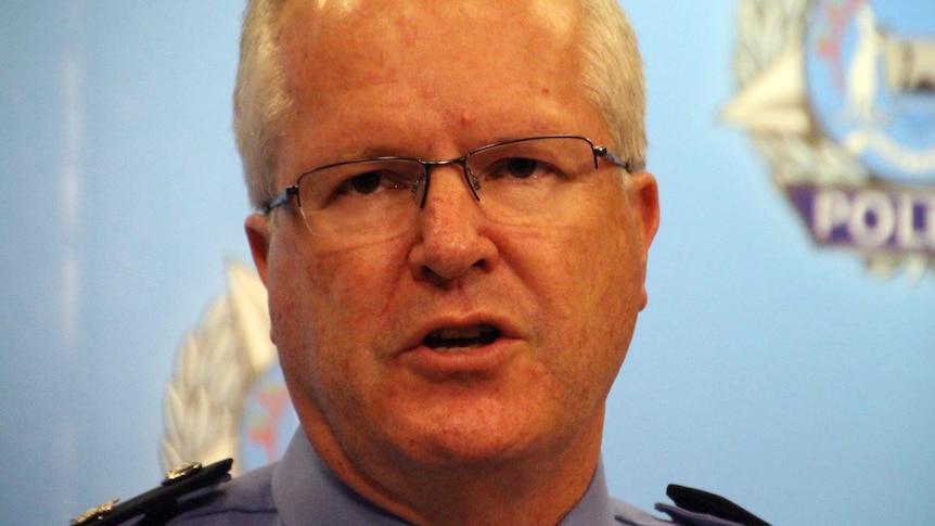 Head shot of WA Police Commissioner Chris Dawson