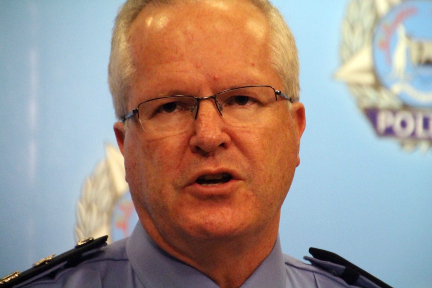 Head shot of WA Police Commissioner Chris Dawson