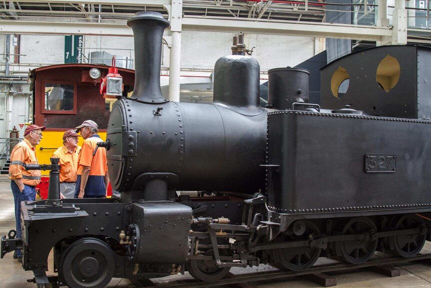 The fully restored train is now inside The Workshops Rail Museum in Ipswich.
