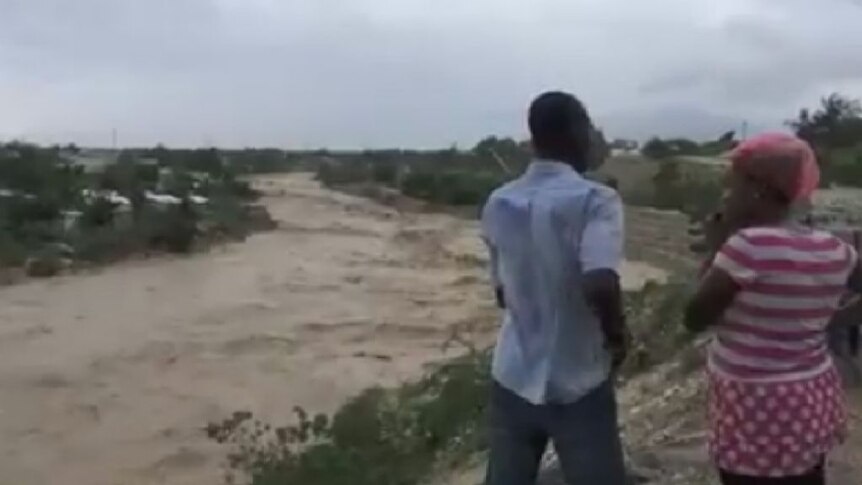 Haiti's River Grise swells in wake of Hurricane Matthew