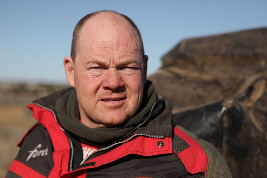 Craig at his crash site