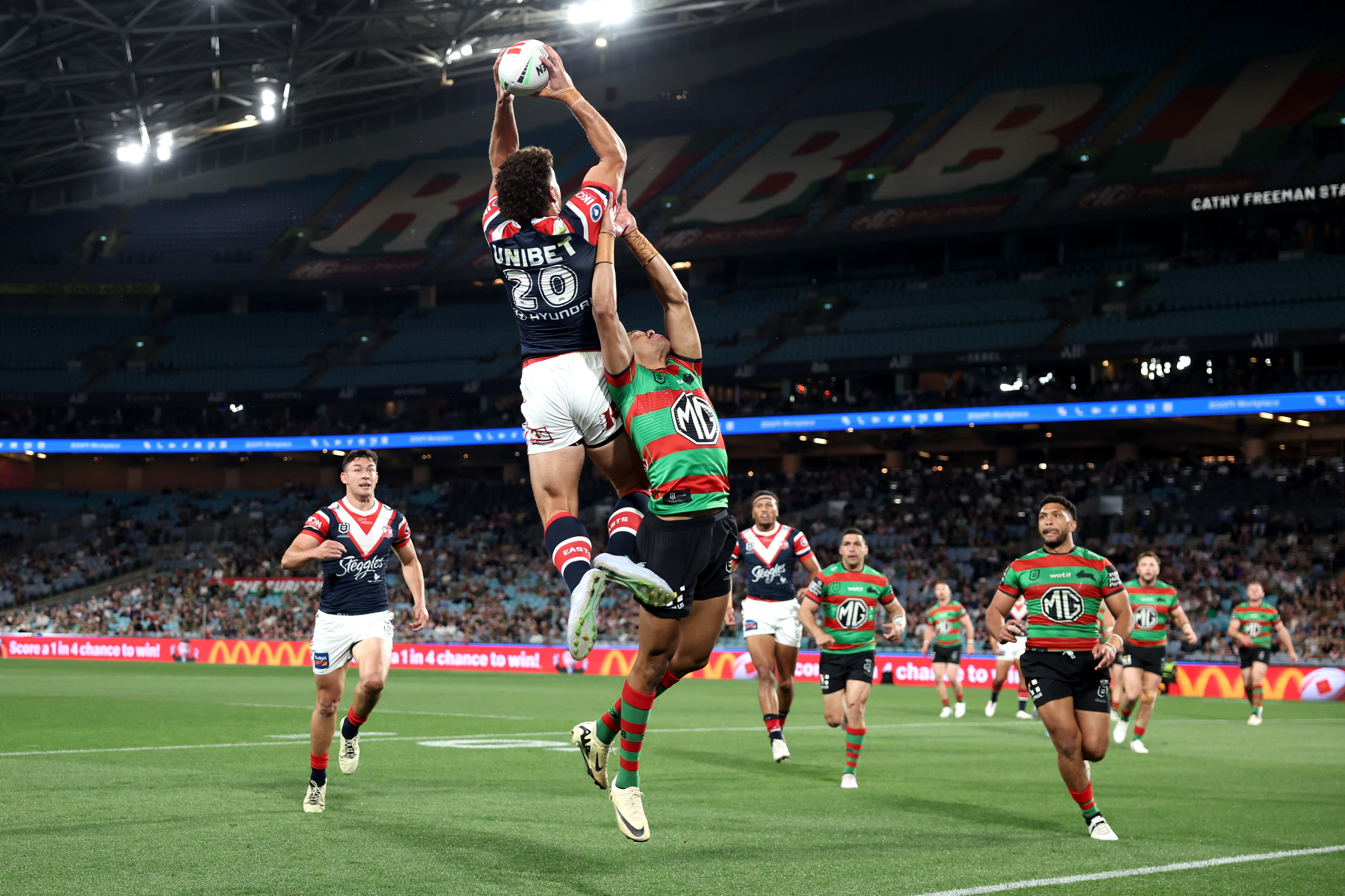 Mark Nawaqanitawase Scores Magical Debut NRL Try As Roosters Beat The ...